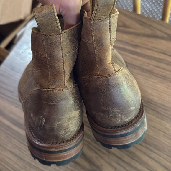 Brown Leather Men's Boots - Picture 7 of 10